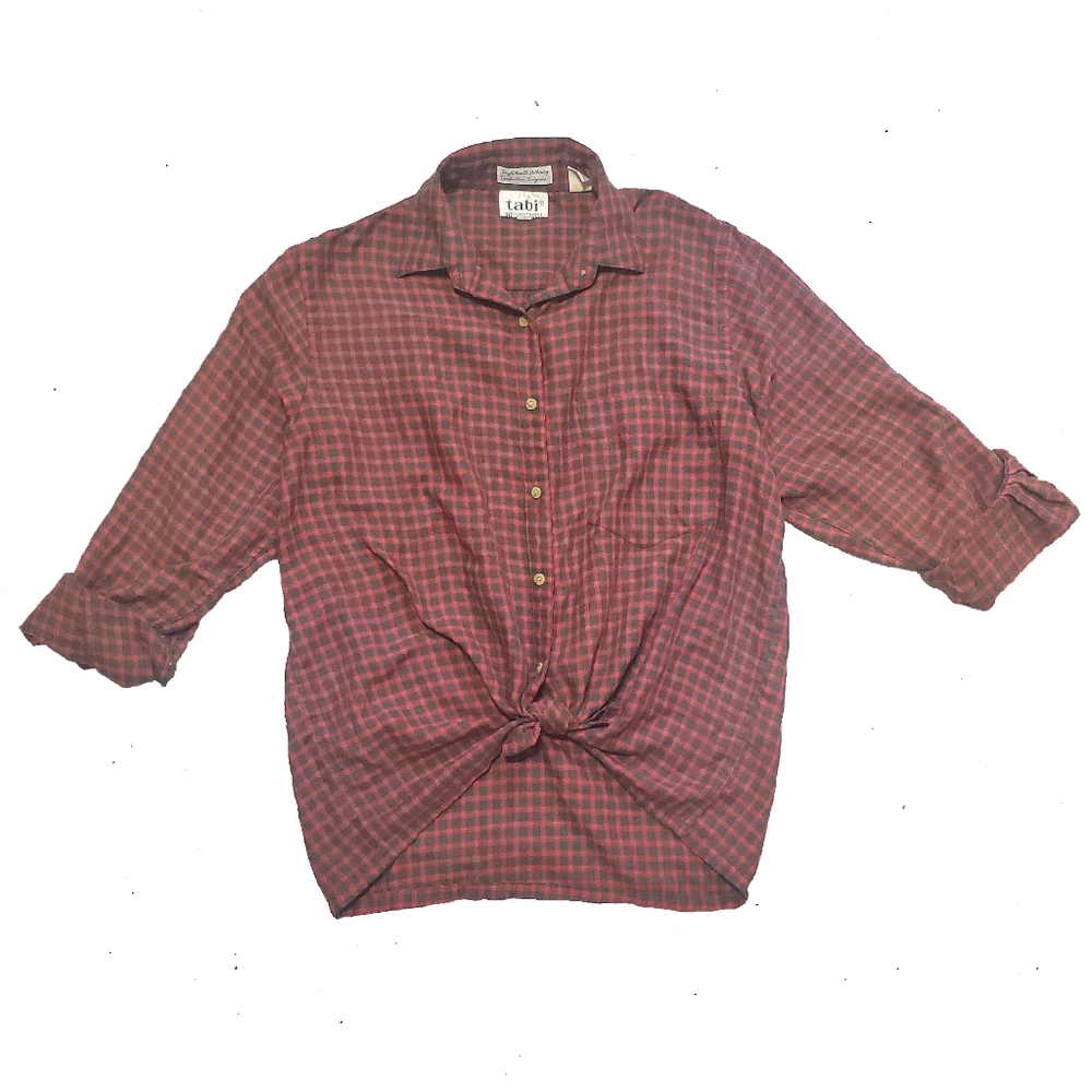🍒 Vintage Korean Indie Button Down